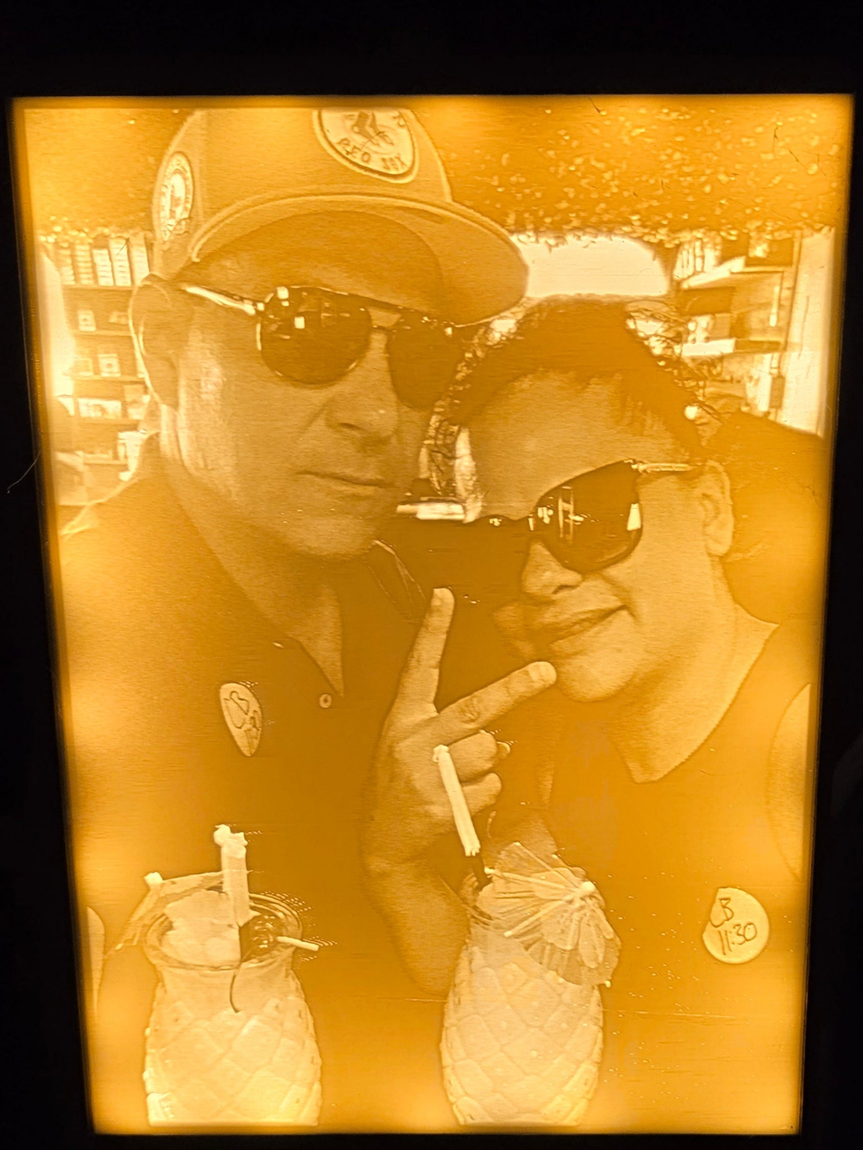 3D Printed Lithophane Photo Lamp