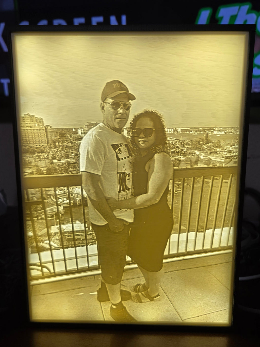 3D Printed Lithophane Photo Lamp