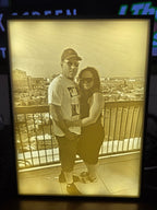 3D Printed Lithophane Photo Lamp