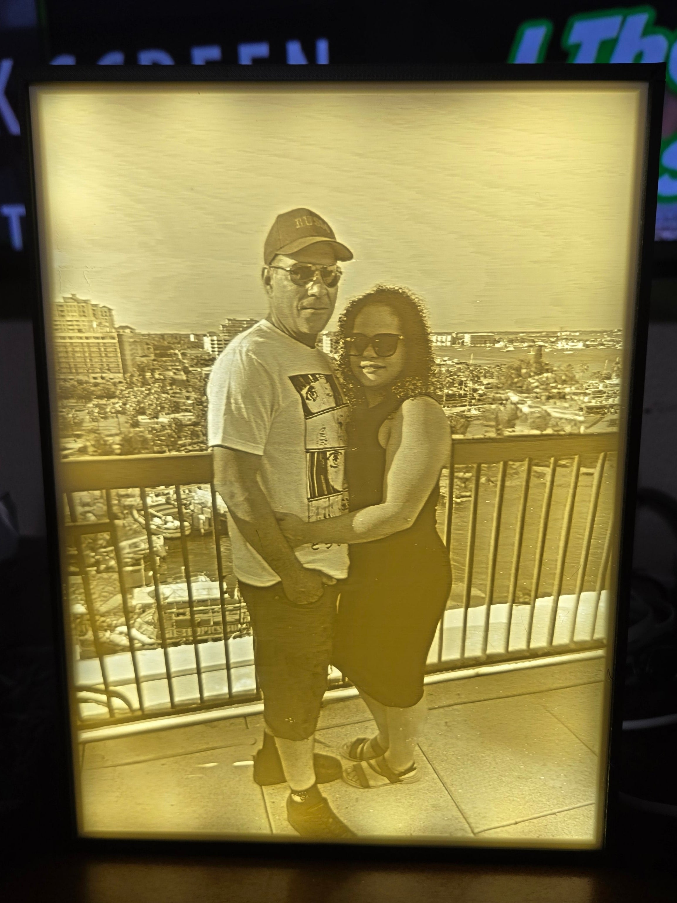 3D Printed Lithophane Photo Lamp