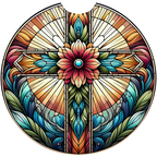 2 Pack Universal Auto Anti Slip Insert Coaster, Rubber Car Coasters