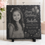 Personalized Engraved Photo Slate