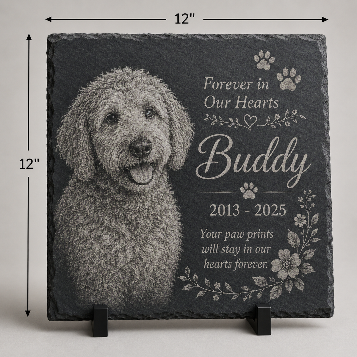 Personalized Engraved Photo Slate
