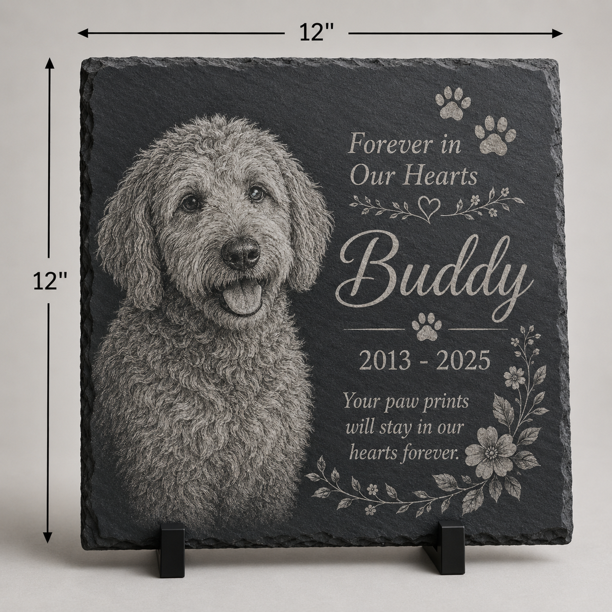 Personalized Engraved Photo Slate