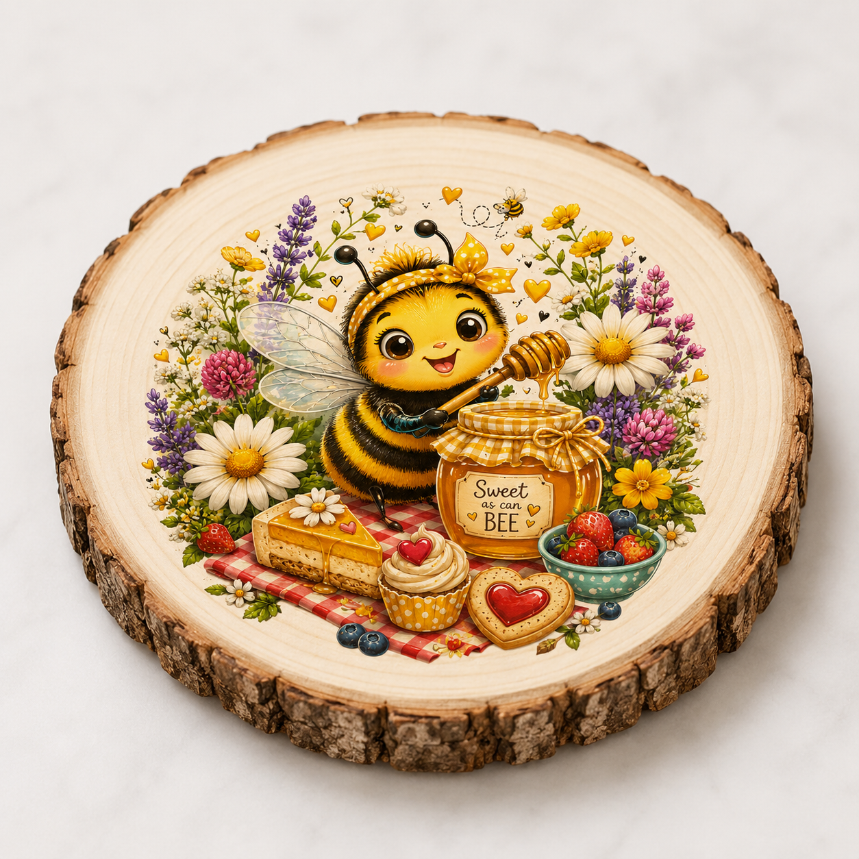Custom Wood Slice Trivets & Serving Boards