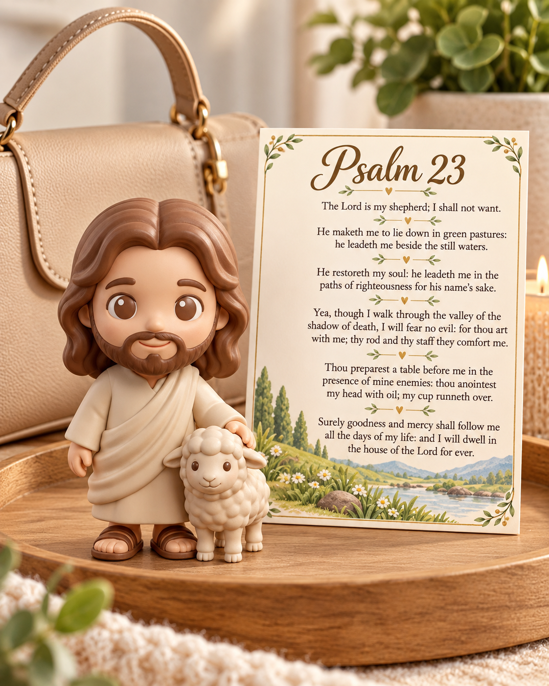 3D Printed Psalm 23 Faith Keepsake Kit
