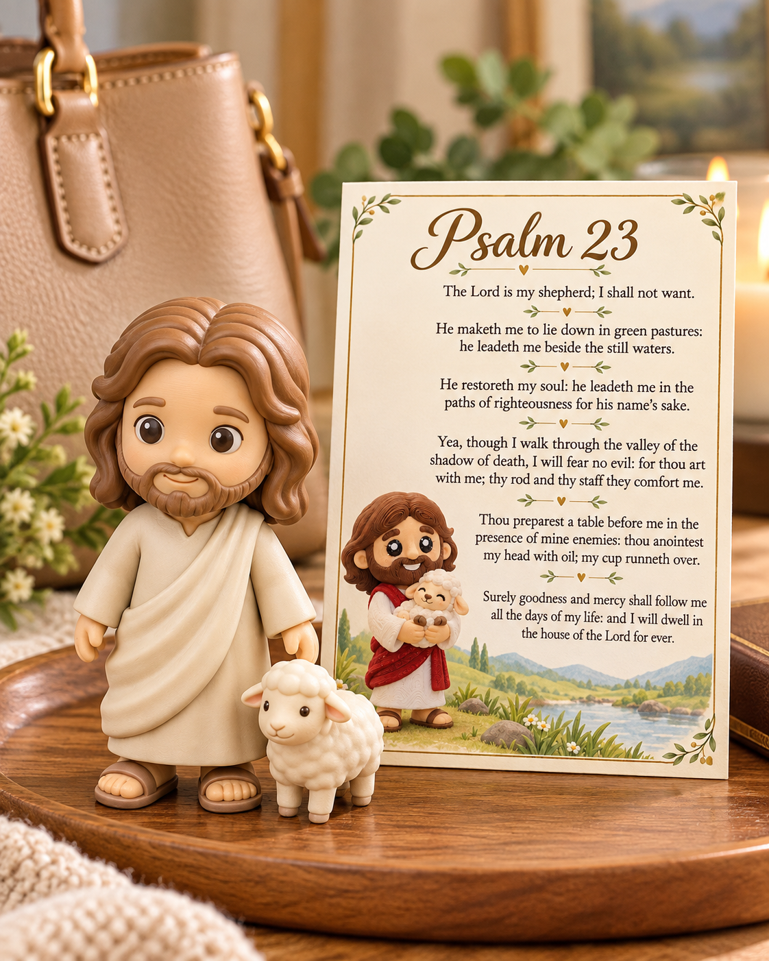 3D Printed Psalm 23 Faith Keepsake Kit