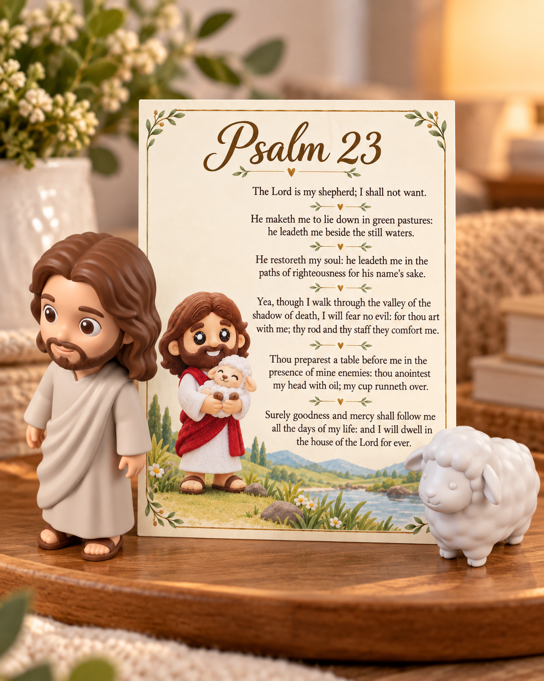 3D Printed Psalm 23 Faith Keepsake Kit