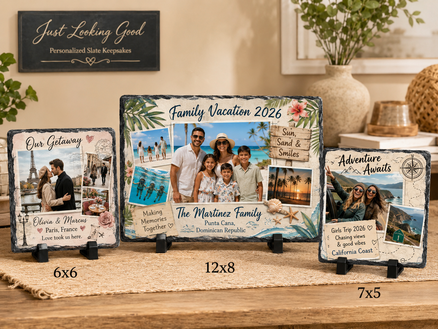 Personalized Engraved Photo Slate