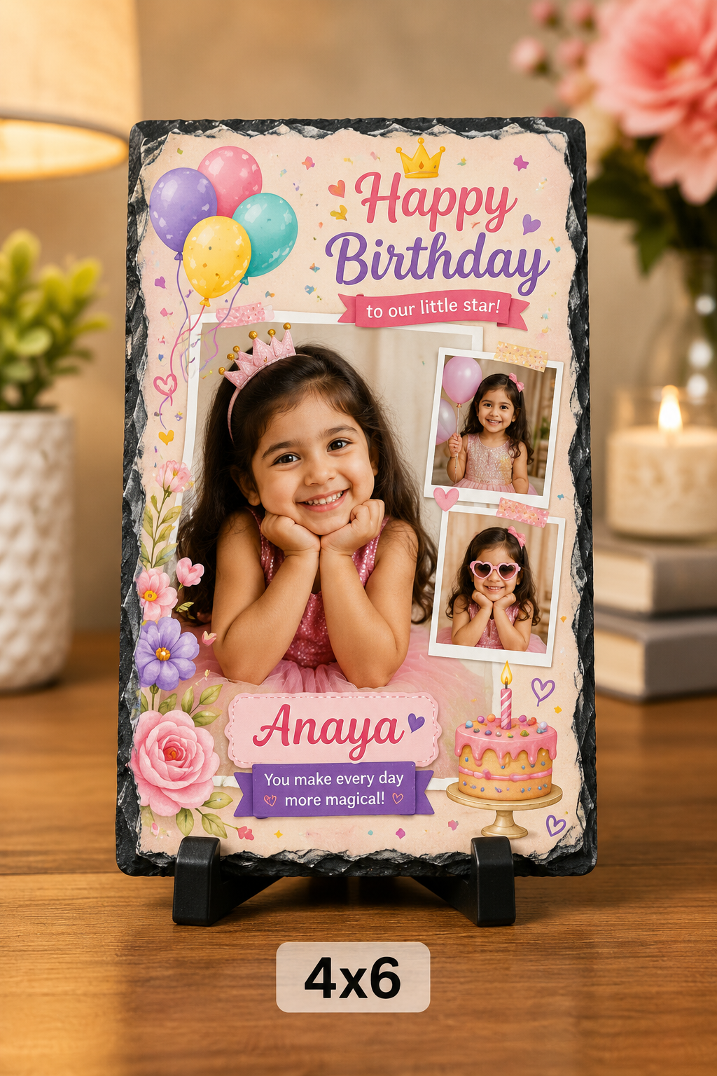 Personalized Engraved Photo Slate