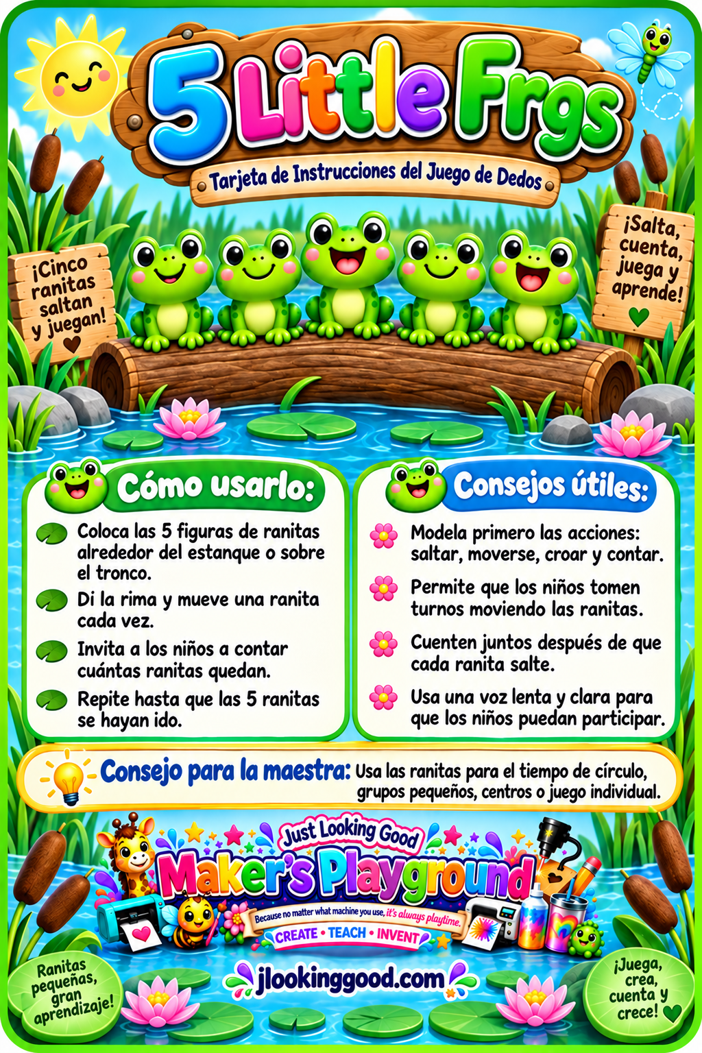 5 Little Frogs