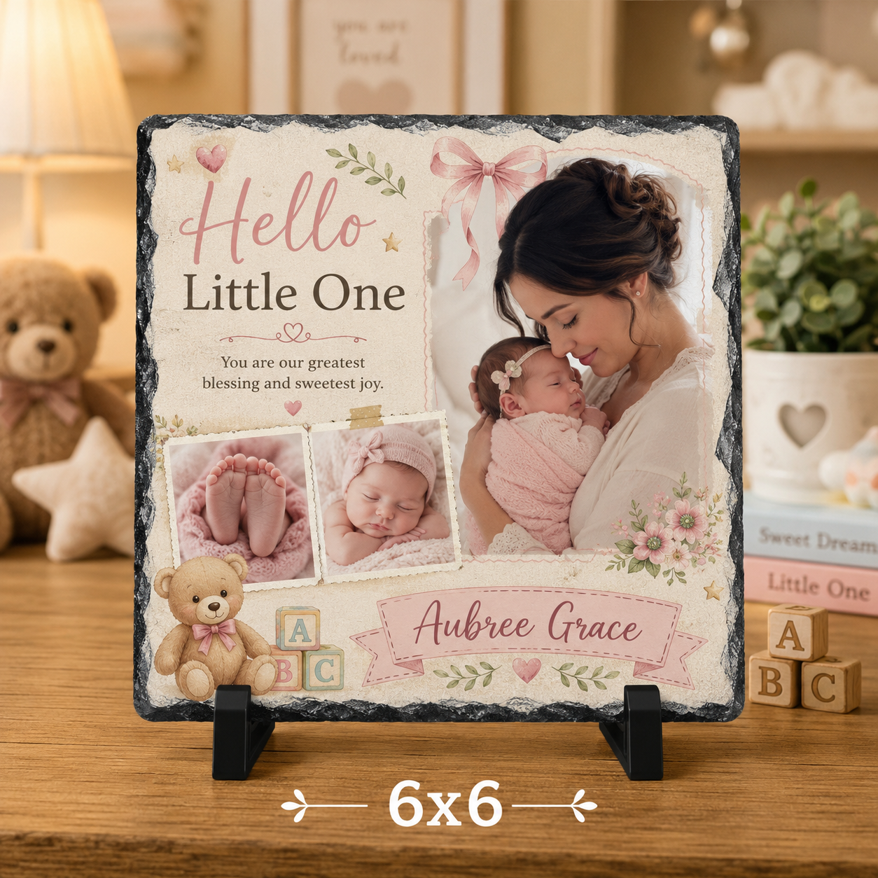 Personalized Engraved Photo Slate