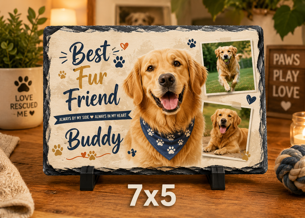 Personalized Engraved Photo Slate