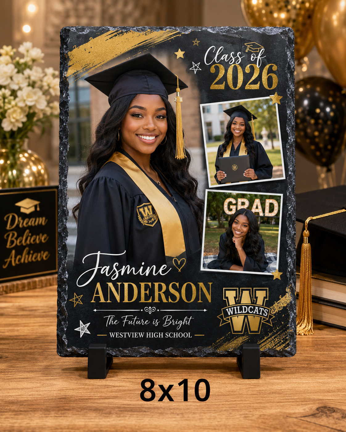 Personalized Engraved Photo Slate