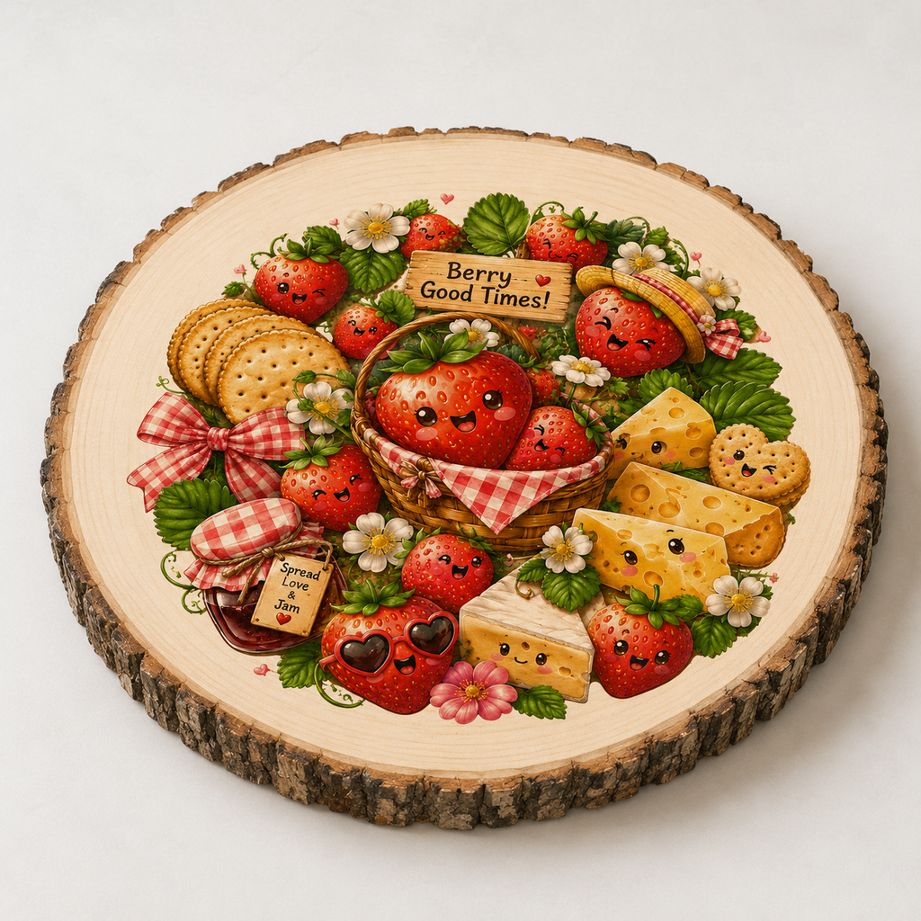 Custom Wood Slice Trivets & Serving Boards
