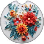 2 Pack Universal Auto Anti-Slip Insert Coaster, Rubber Car Coasters