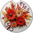 2 Pack Universal Auto Anti-Slip Insert Coaster, Rubber Car Coasters