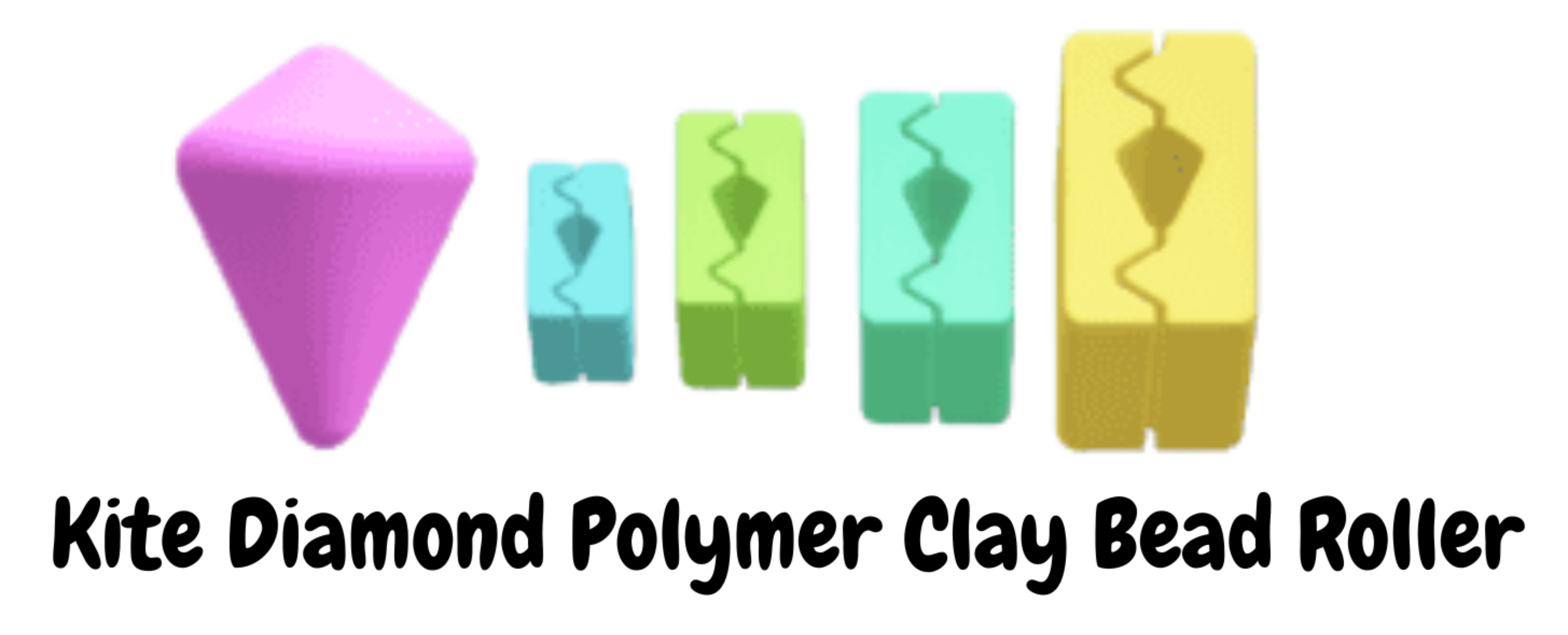 Kite Diamond Polymer Clay Bead Roller