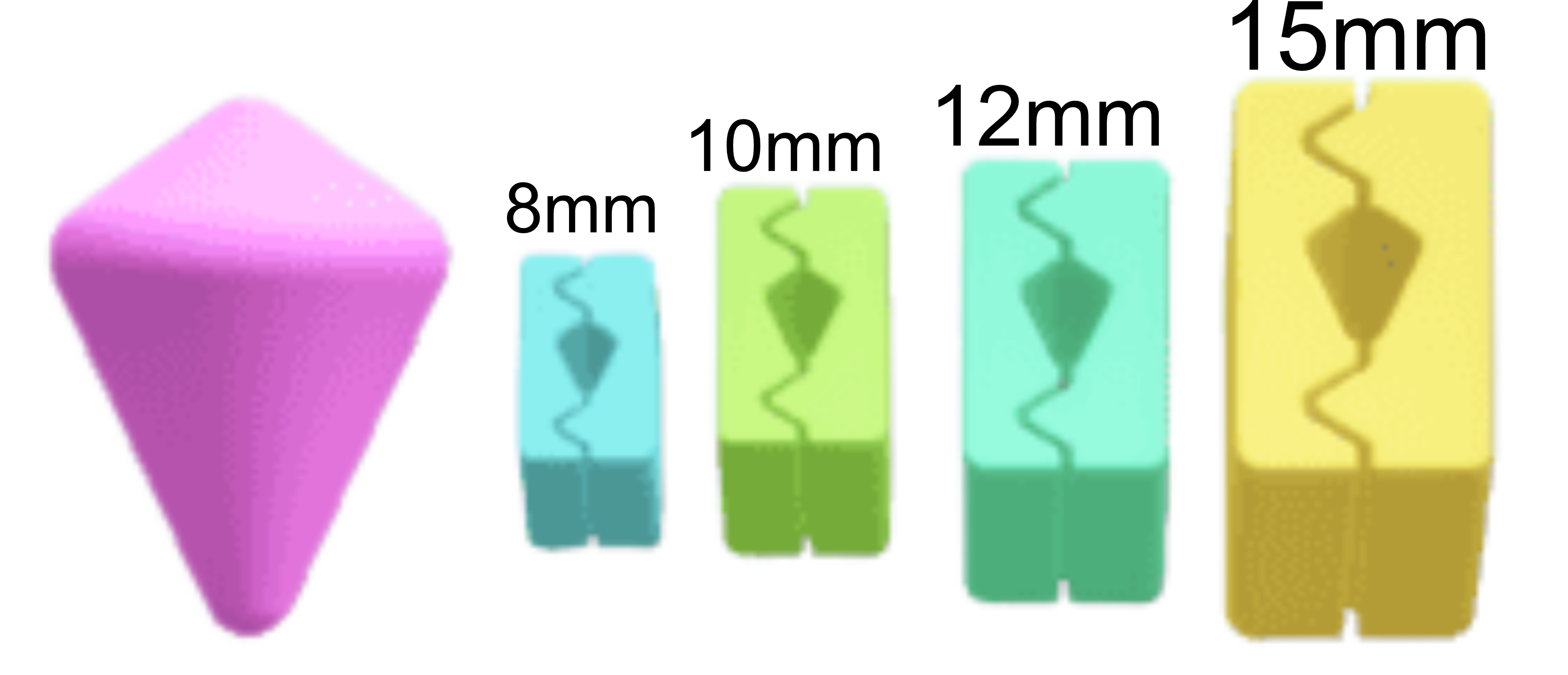 Kite Diamond Polymer Clay Bead Roller