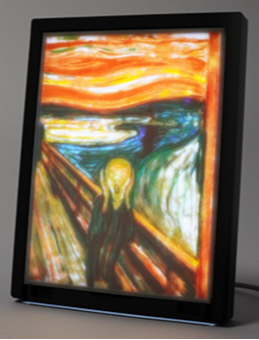 3D Printed Lithophane Photo Lamp