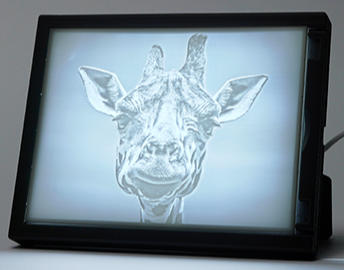 3D Printed Lithophane Photo Lamp