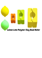 Lemon Lime Polymer Clay Bead Roller