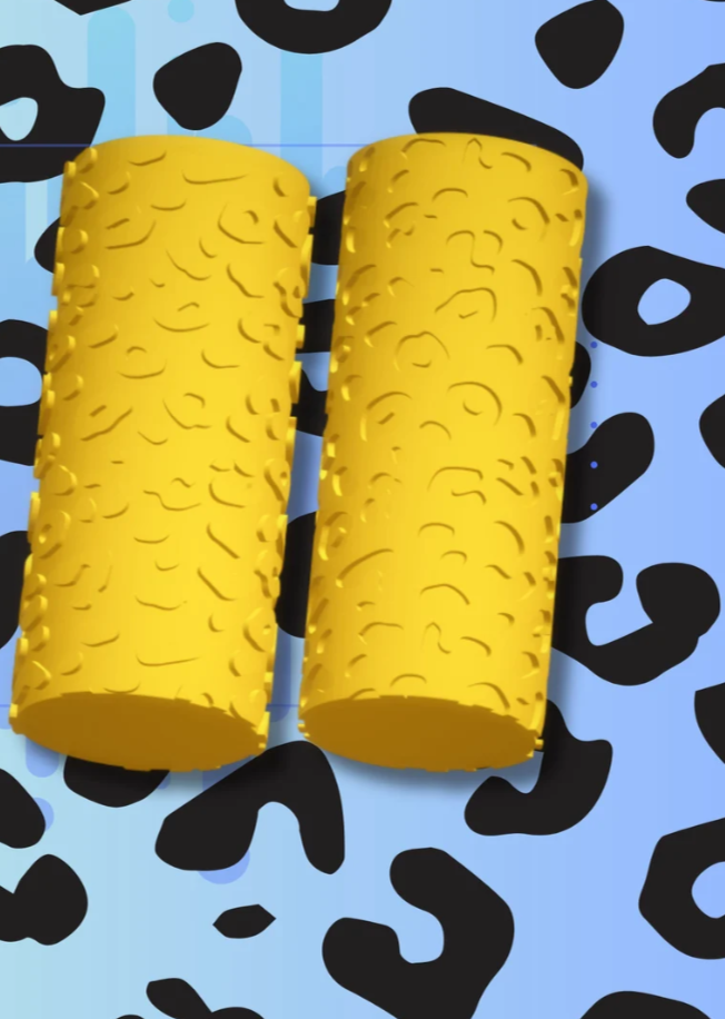 Leopard Print Texture Roller