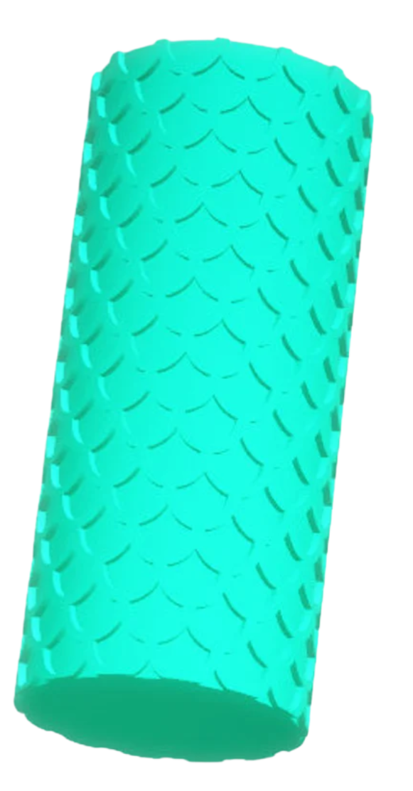 Mermaid Dragon Scales Texture Roller
