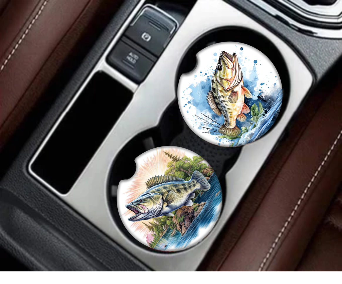 2 Pack Universal Auto Anti Slip Insert Coaster, Rubber Car Coasters ...