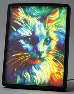 3D Printed Lithophane Photo Lamp