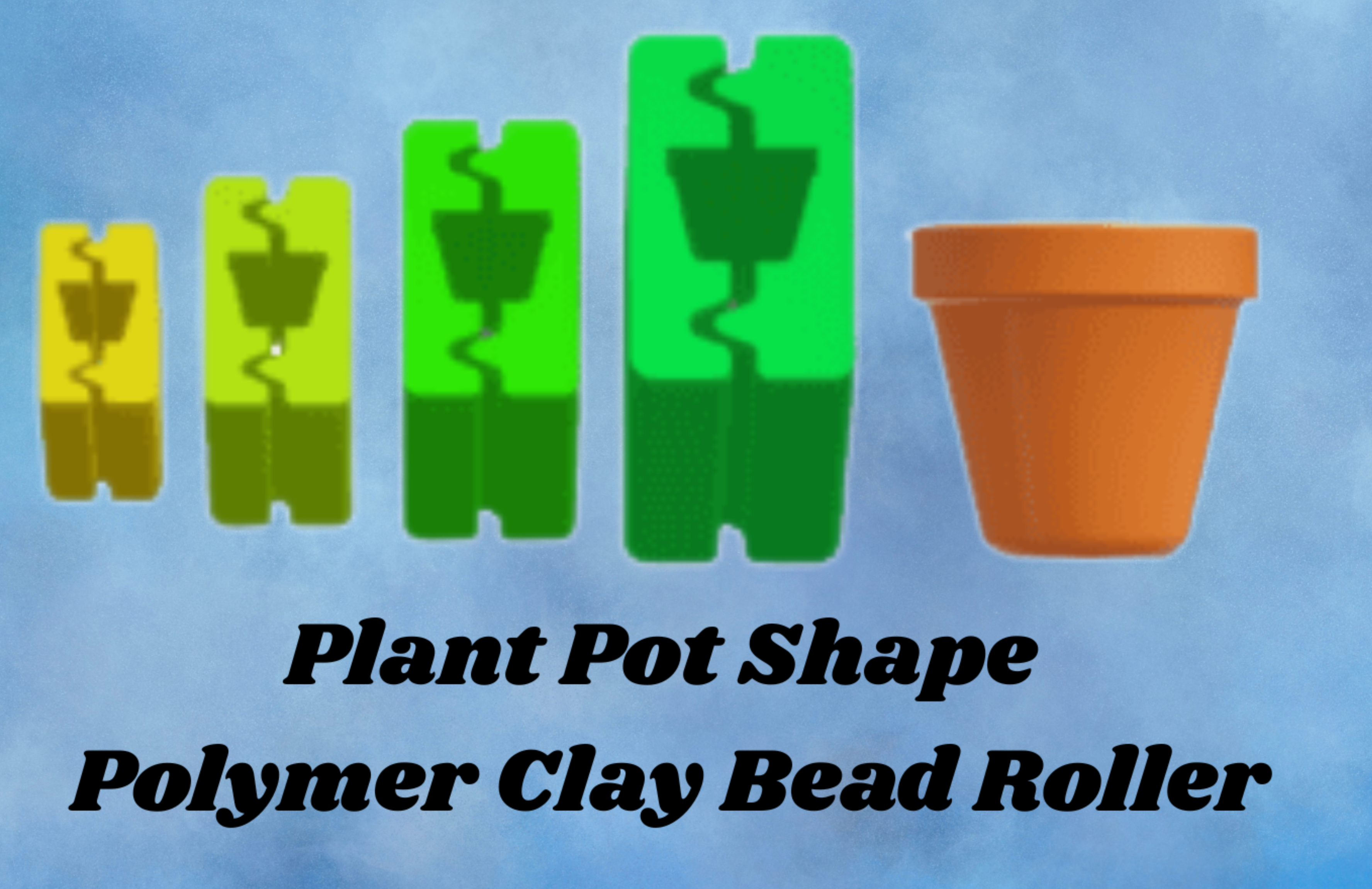 Plant Pot Bead Roller for Polymer Clay