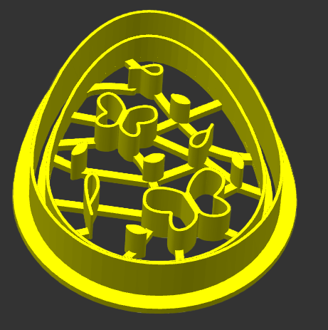 Easter Eggs  Cookie Cutter Set