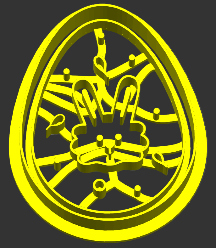 Easter Eggs  Cookie Cutter Set