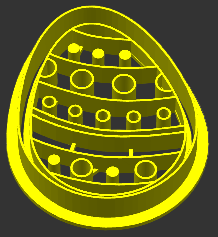 Easter Eggs  Cookie Cutter Set