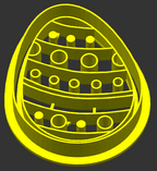 Easter Eggs  Cookie Cutter Set