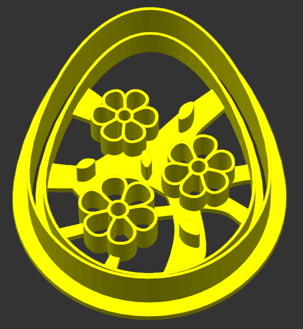 Easter Eggs  Cookie Cutter Set