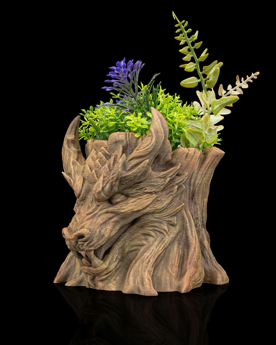 Grove Keeper – Dragon Head Planter for Mythical Greenery