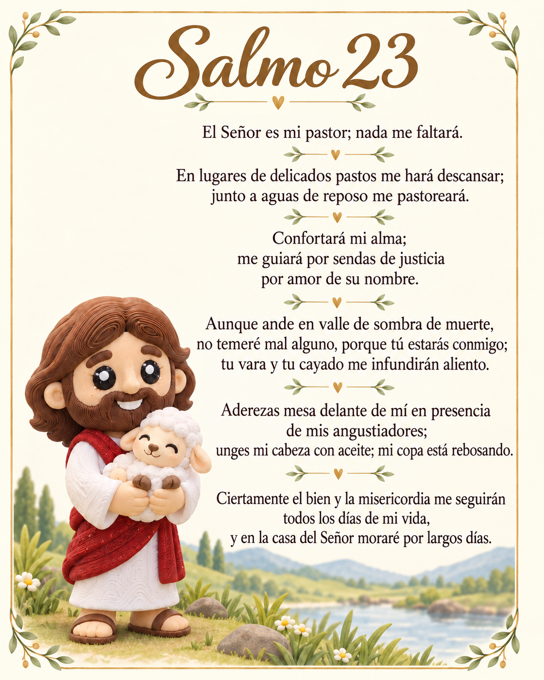 3D Printed Psalm 23 Faith Keepsake Kit