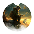 2 Pack Universal Auto Anti Slip Insert Coaster, Rubber Car Coasters