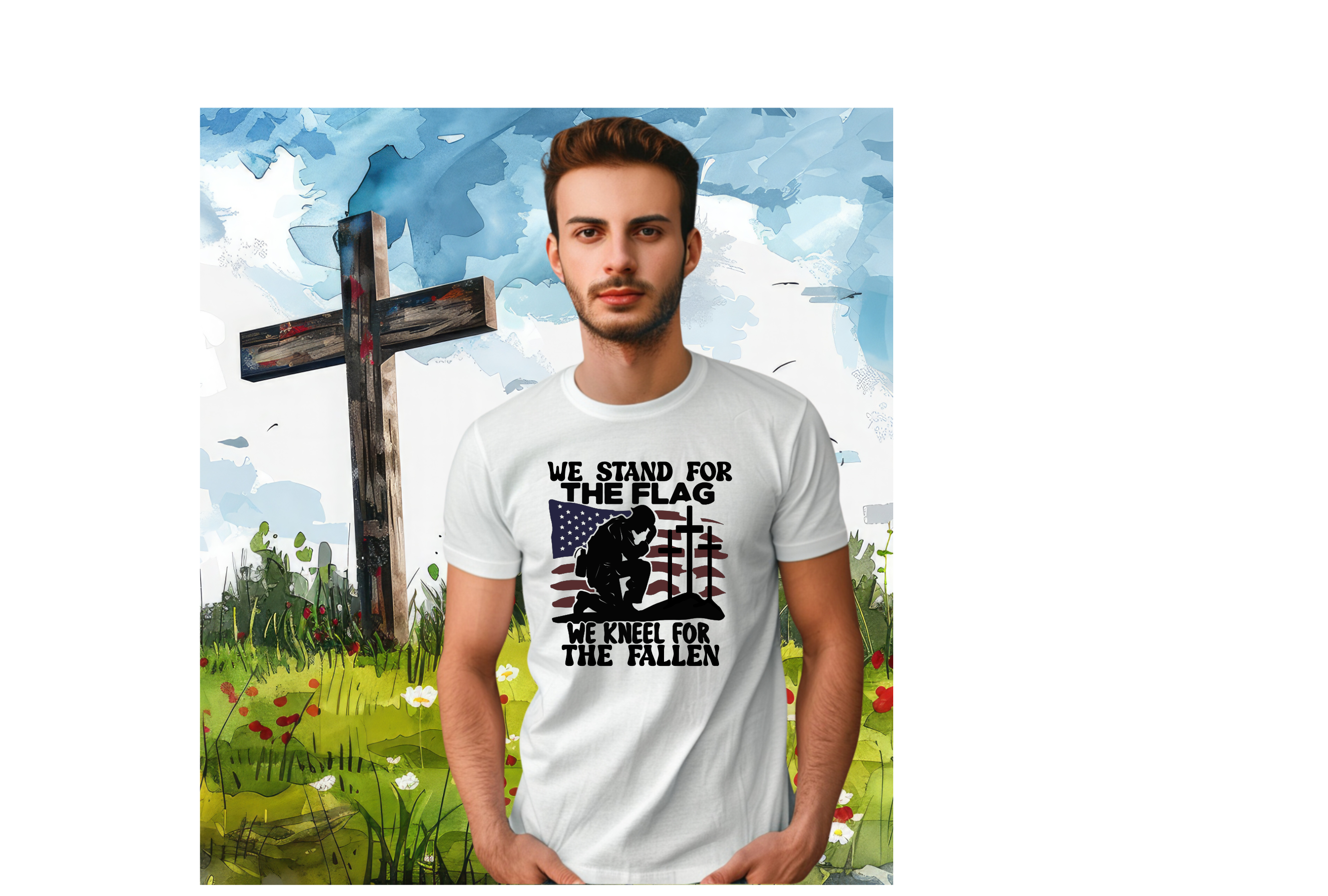 We Stand For The Flag, We Kneel For The Fallen