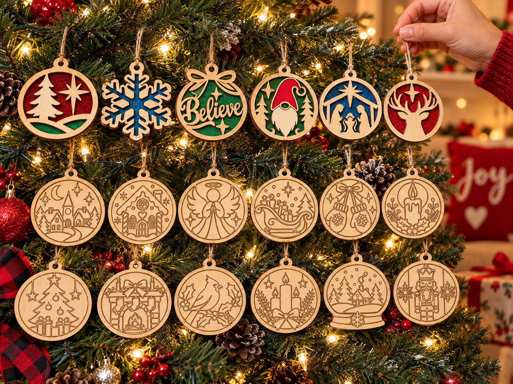 Christmas Keepsakes – Wooden Christmas Ornaments