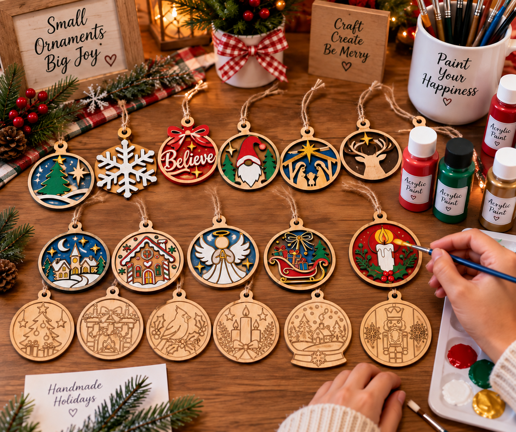 Christmas Keepsakes – Wooden Christmas Ornaments