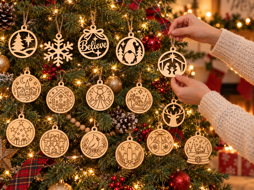 Christmas Keepsakes – Wooden Christmas Ornaments