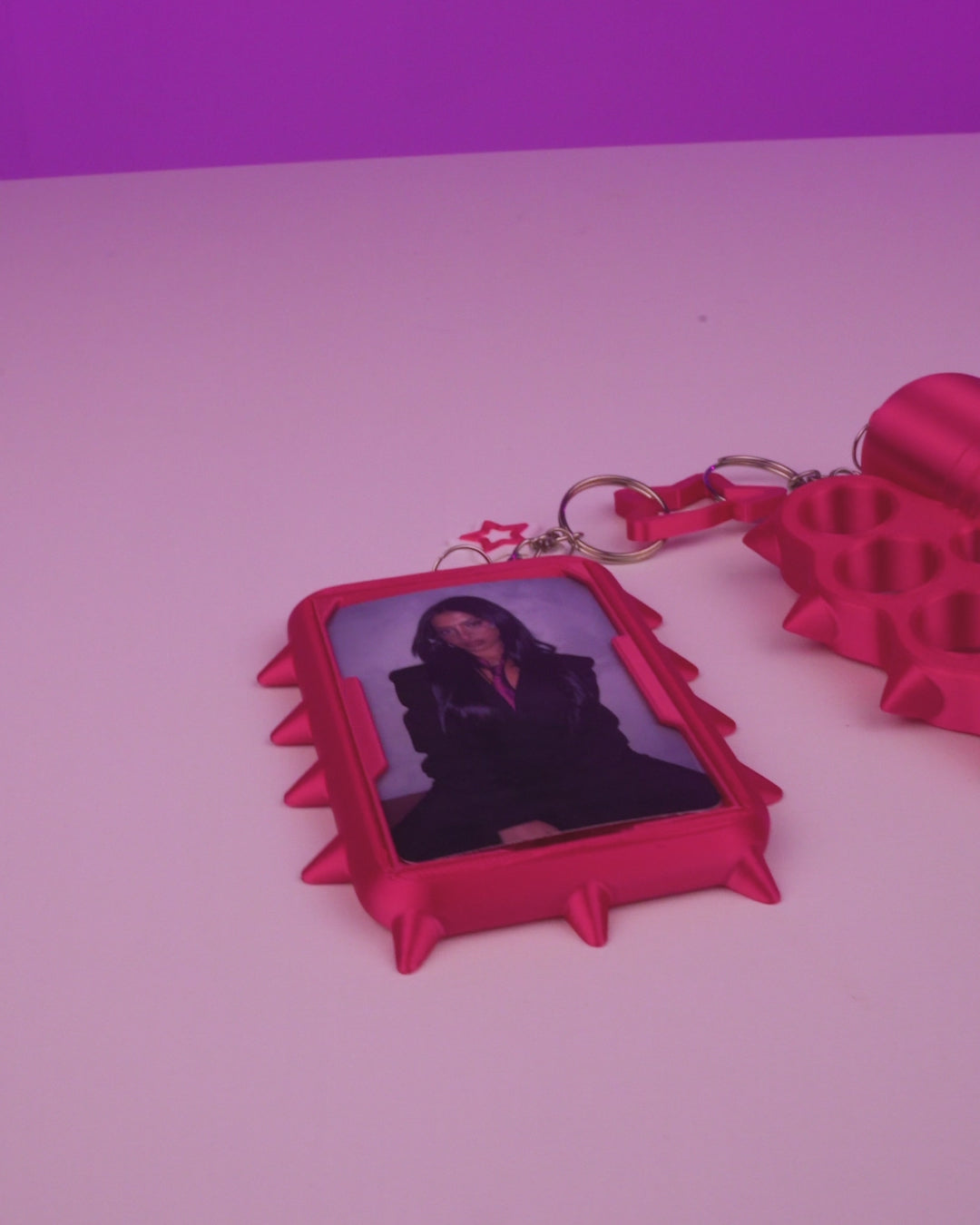 Pop Future - Container  Photocard Charm-It Style Keychains