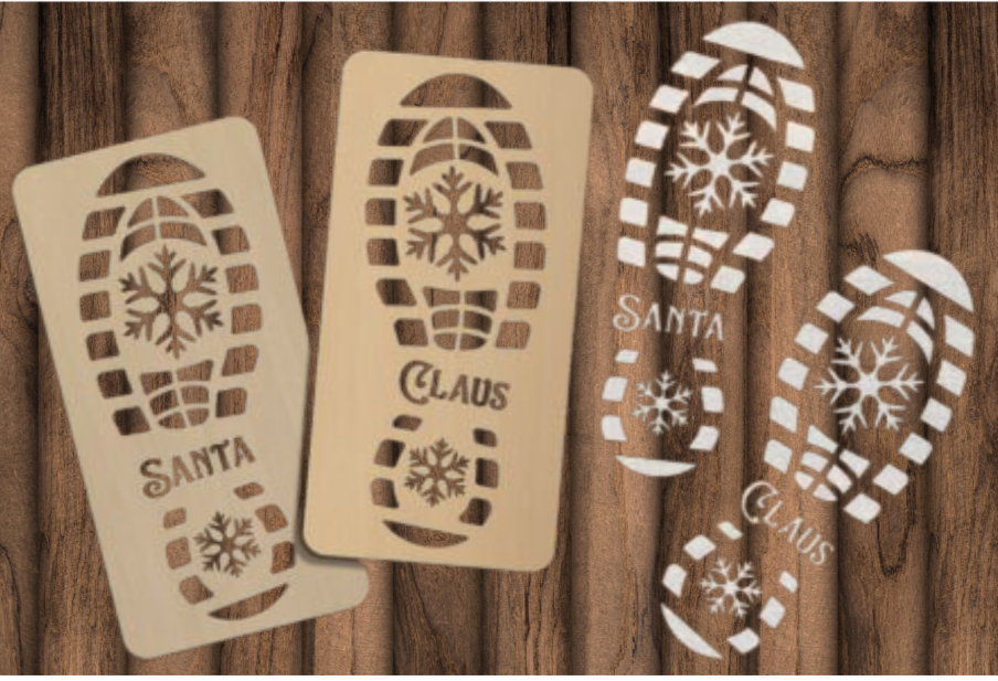 🎅  Santa Footprints