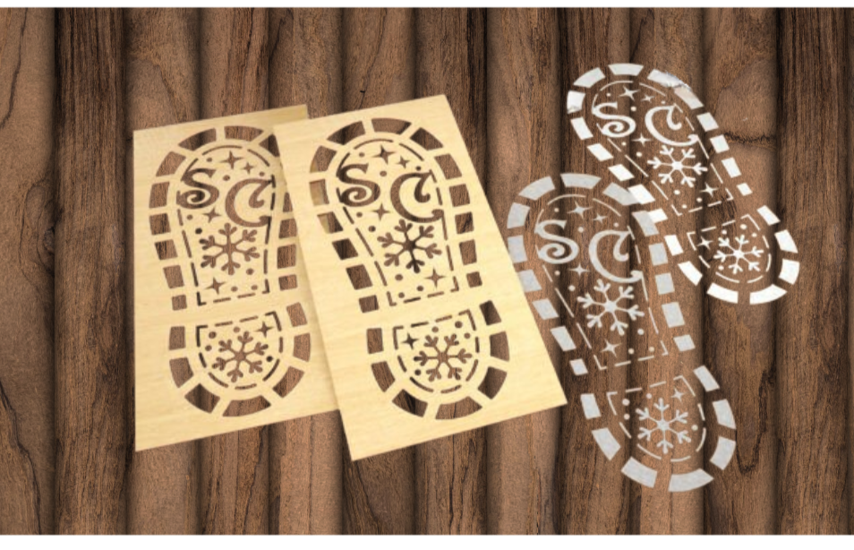 🎅  Santa Footprints