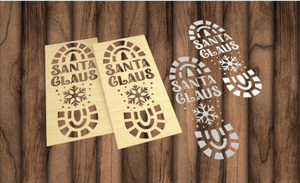 🎅  Santa Footprints