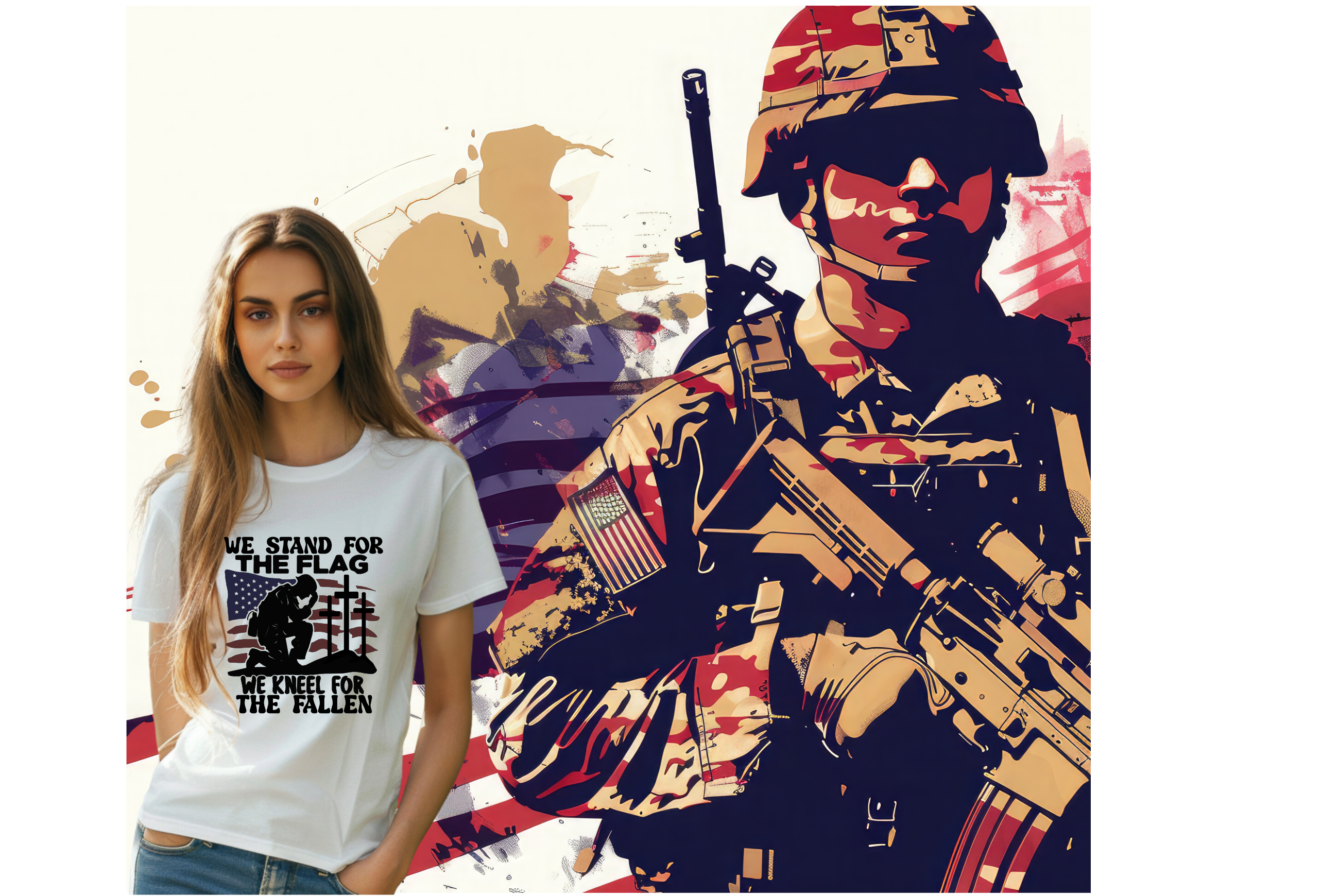 We Stand For The Flag, We Kneel For The Fallen