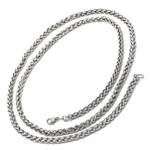 Stainless Steel Basic Necklace, Twist