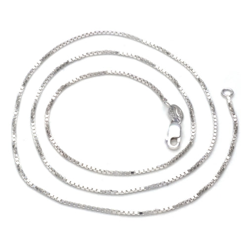 Sterling Silver Necklace, Rhodium Tone